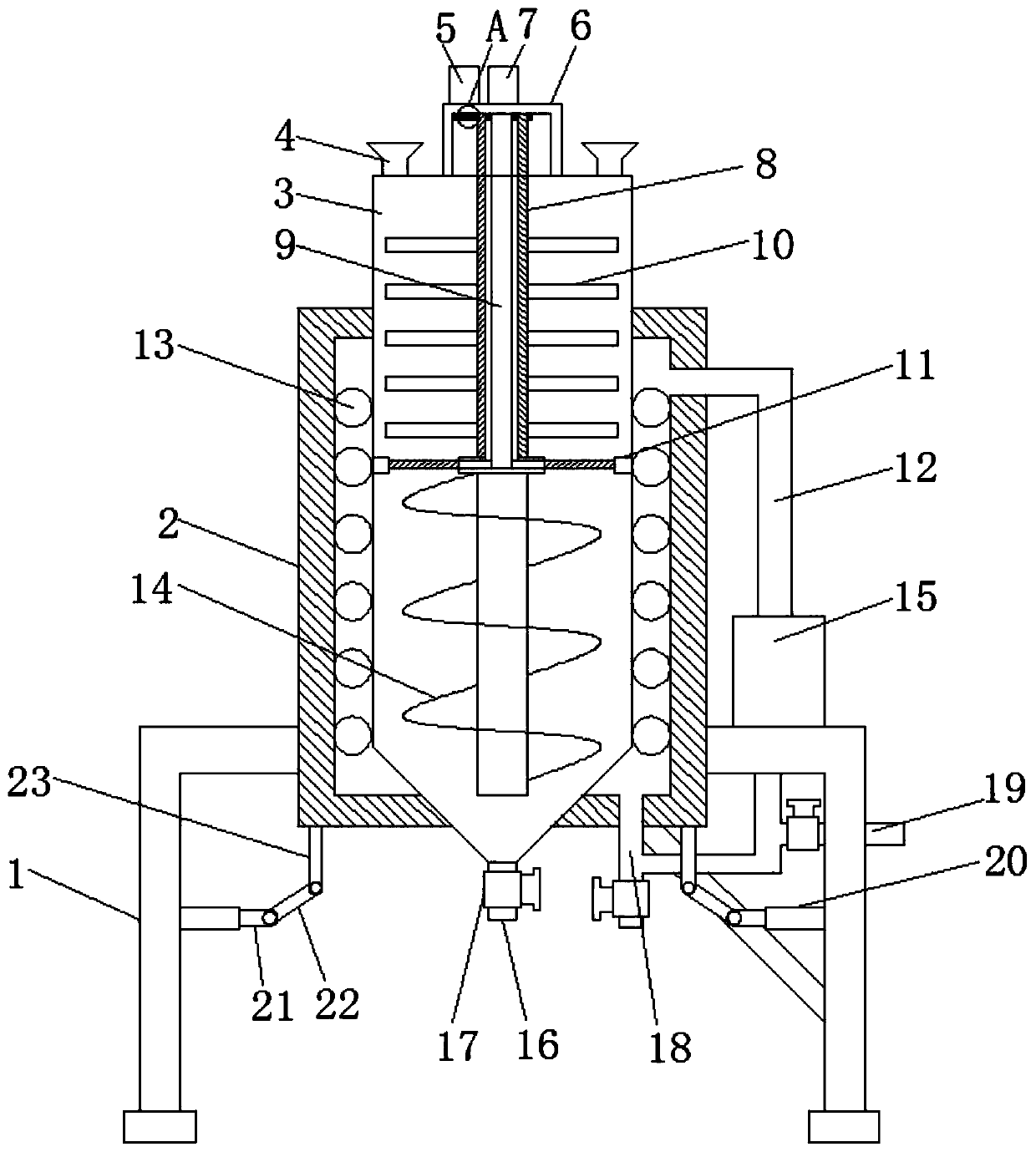 Material extruder for waterproof outdoor jacket fabric production