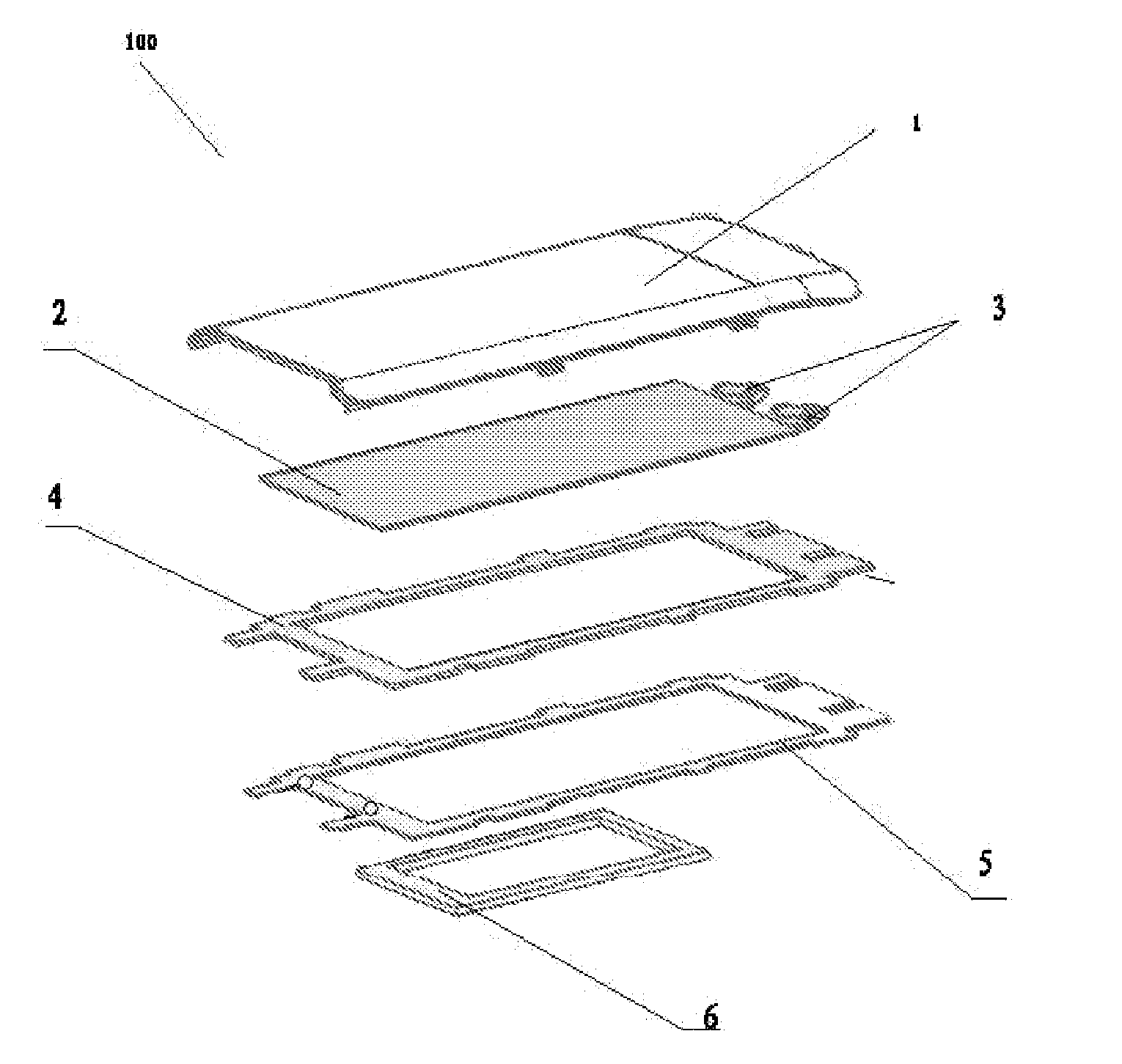 Shell and display module of mobile communication terminal and a method of forming the same