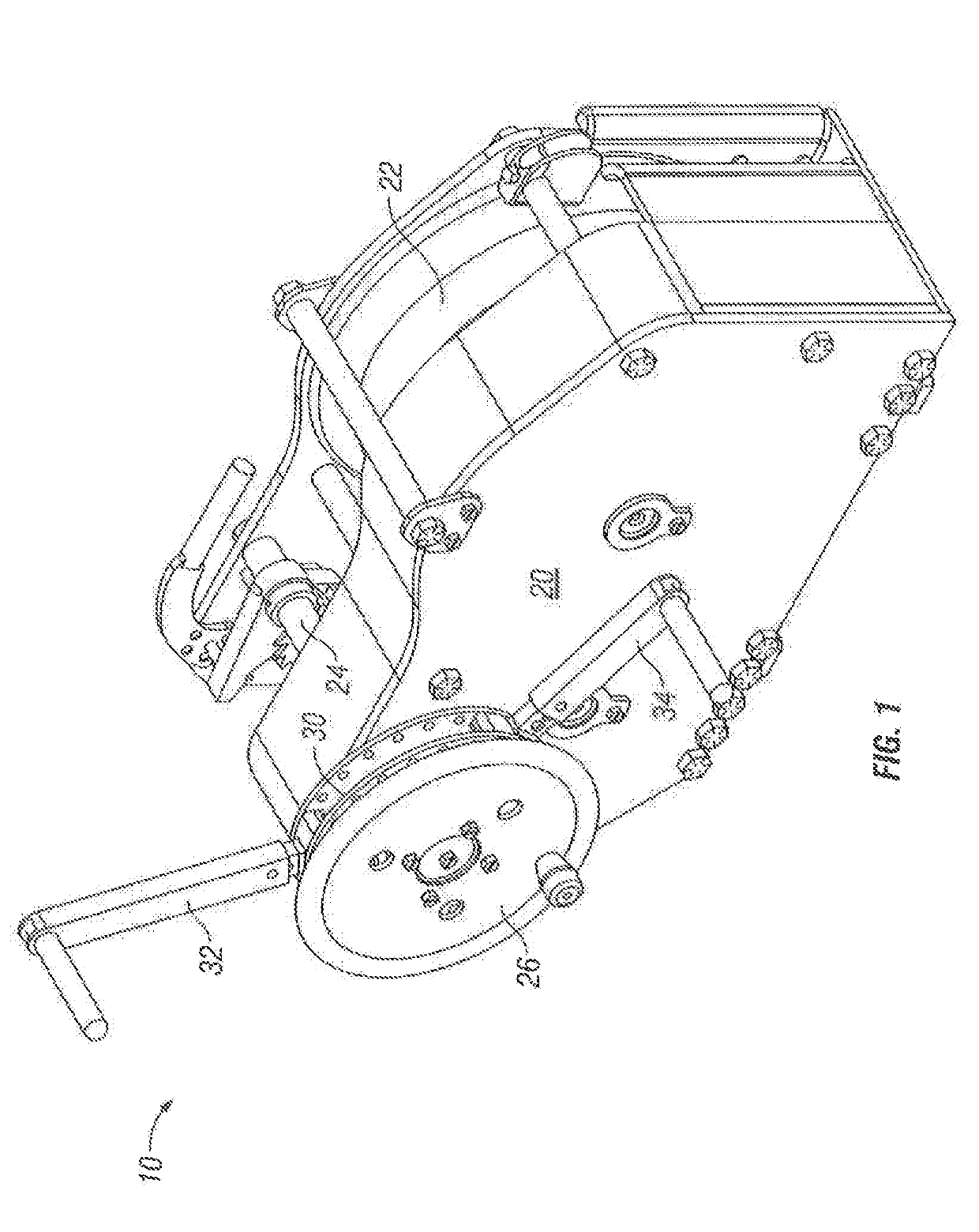 Winch tightening mechanism