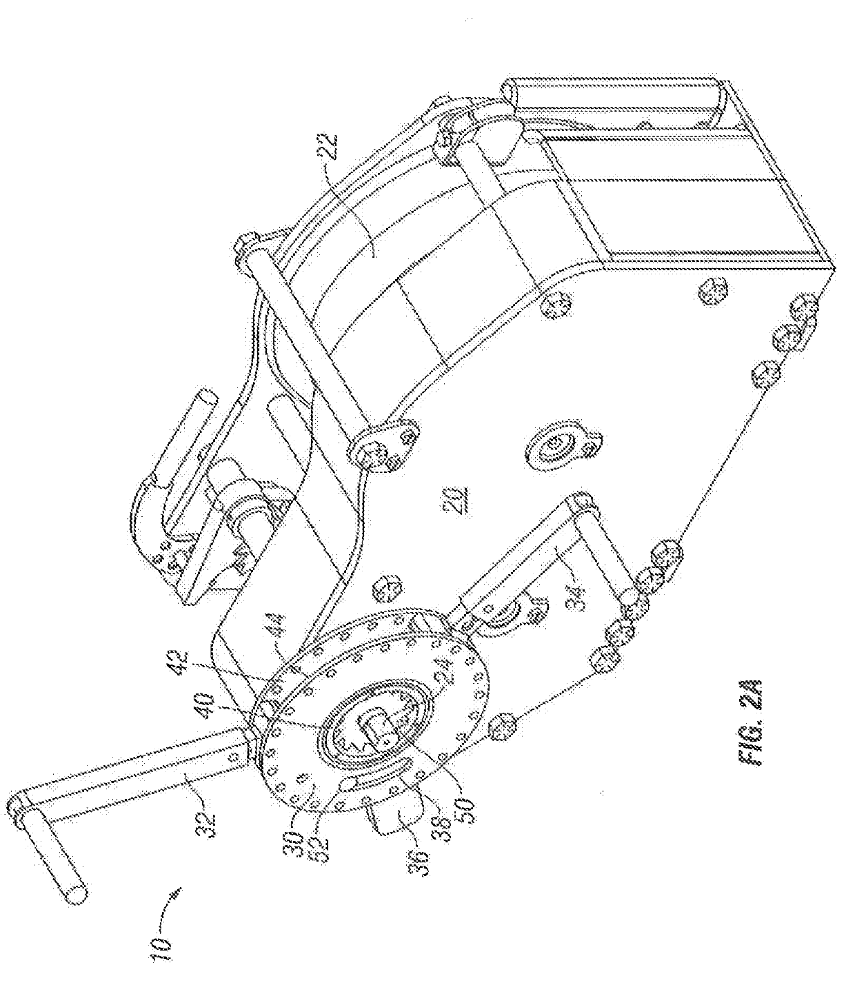 Winch tightening mechanism