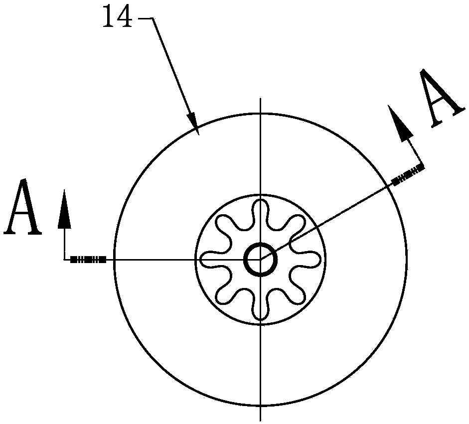 Quartz clock and watch rotor wheel