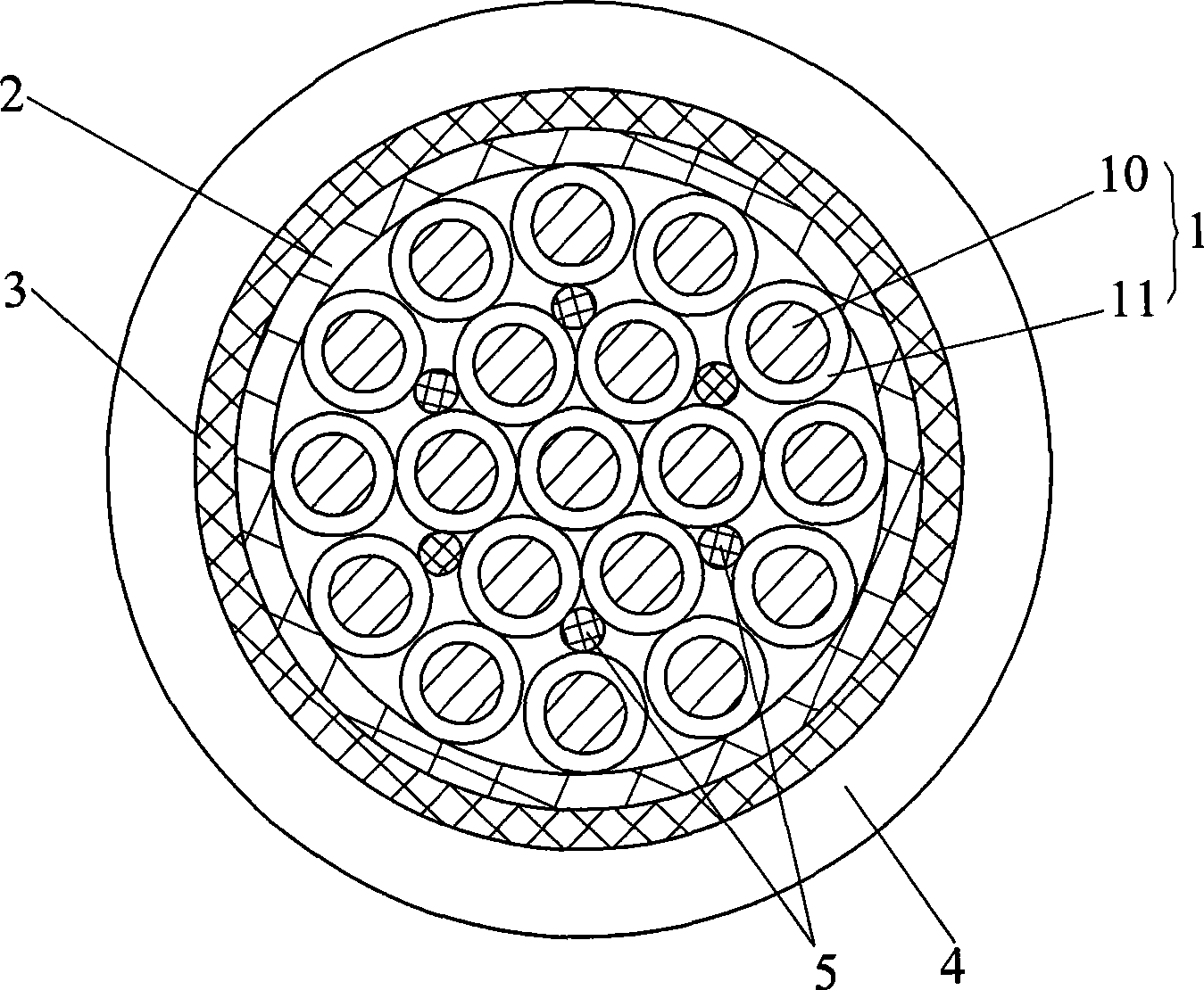 High temperature ultra-flexible electric cable and production method