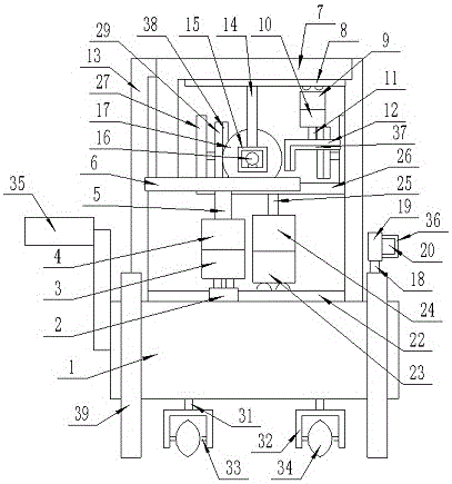 Auxiliary device for processing square steel