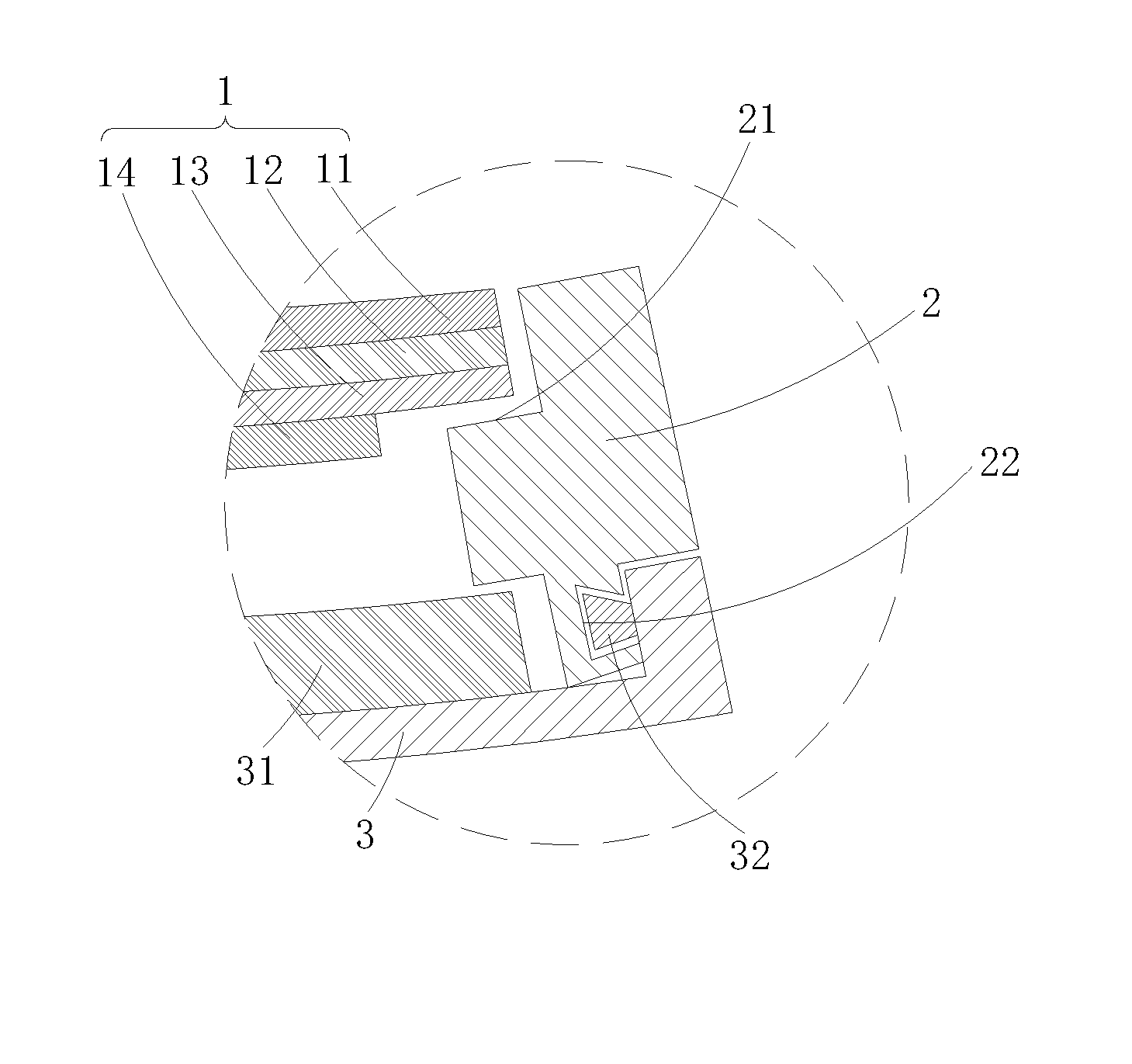 Curved liquid crystal display device