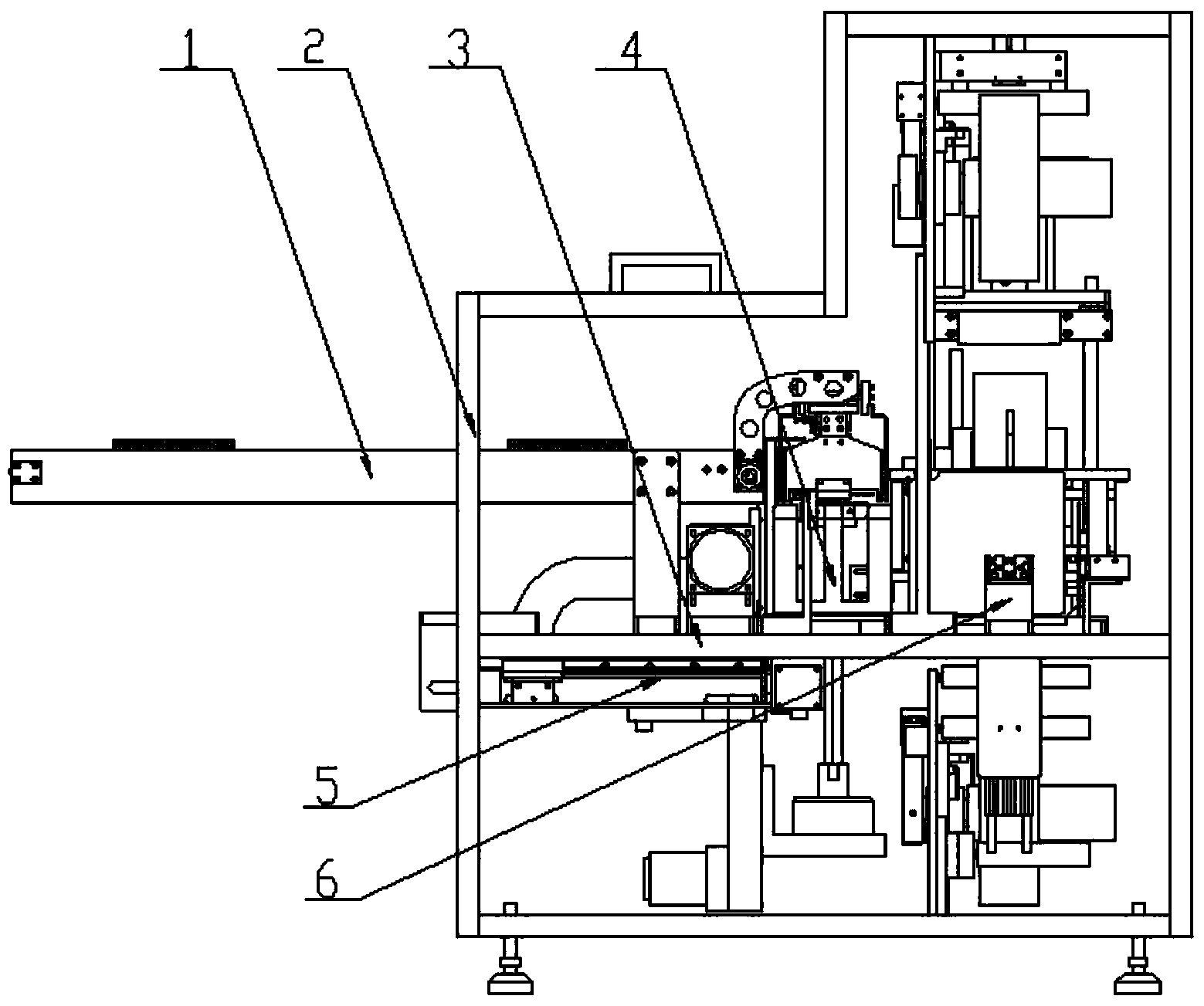 Automatic paper currency stacking and binding integrated machine