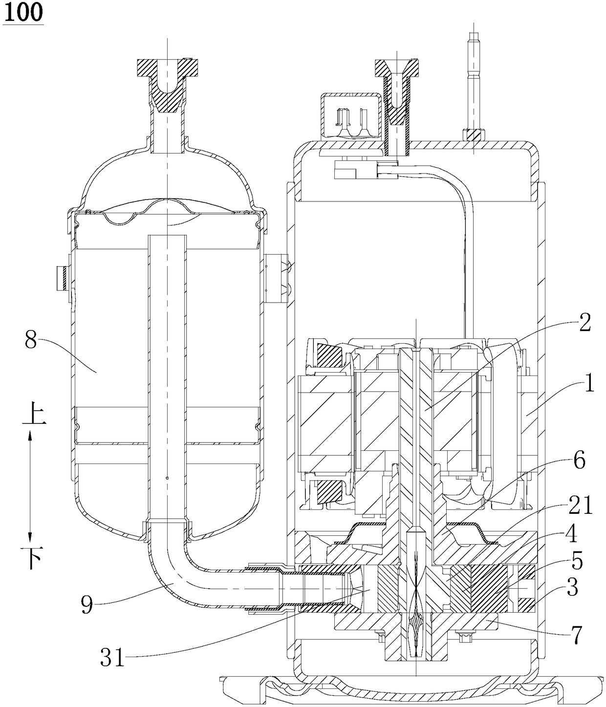 Discharge valve assembly of compressor and compressor having same