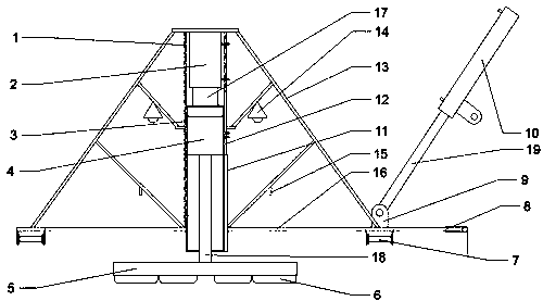 Bulk cargo top flattening device