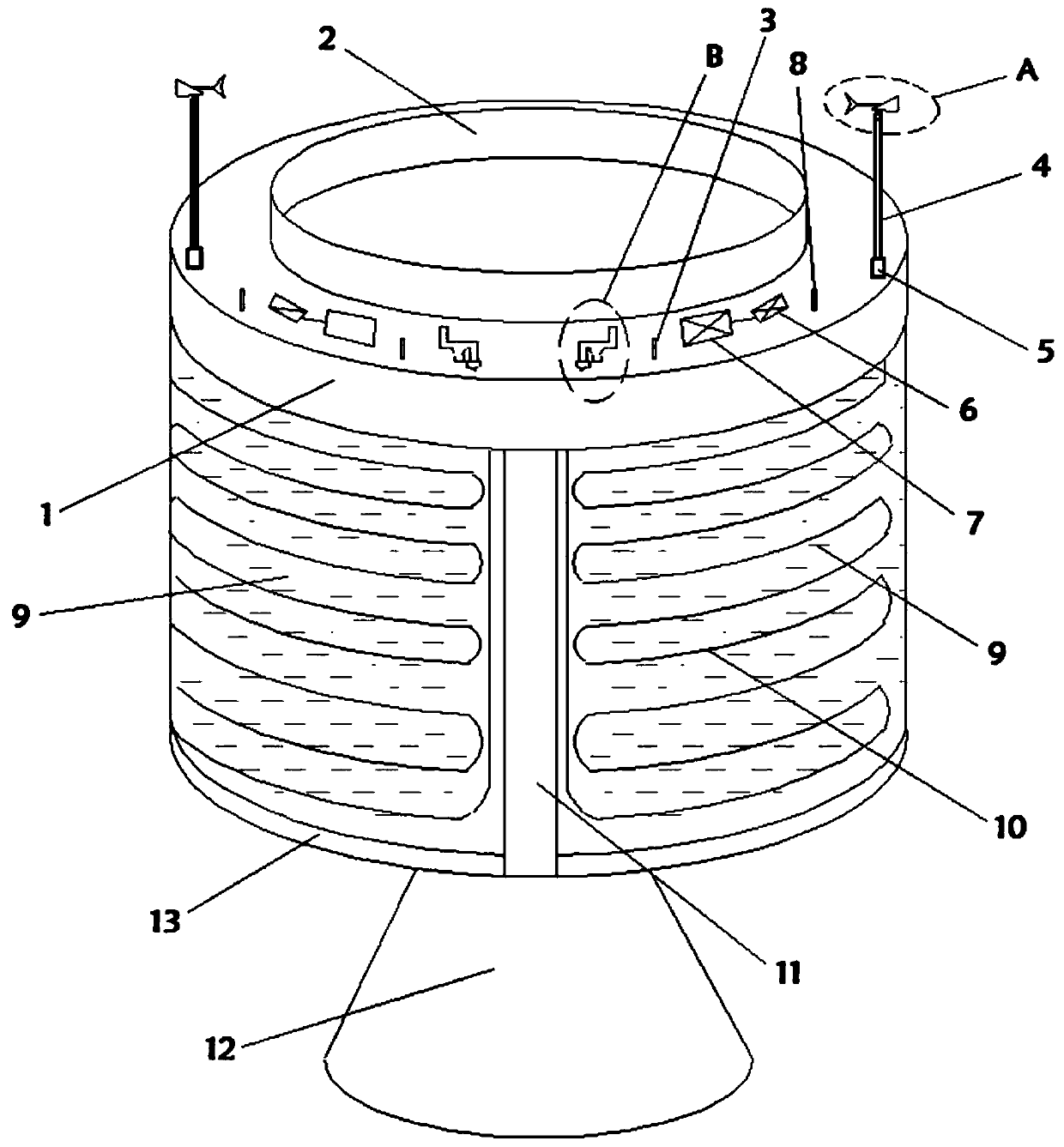 Novel energized self-cleaning net cage