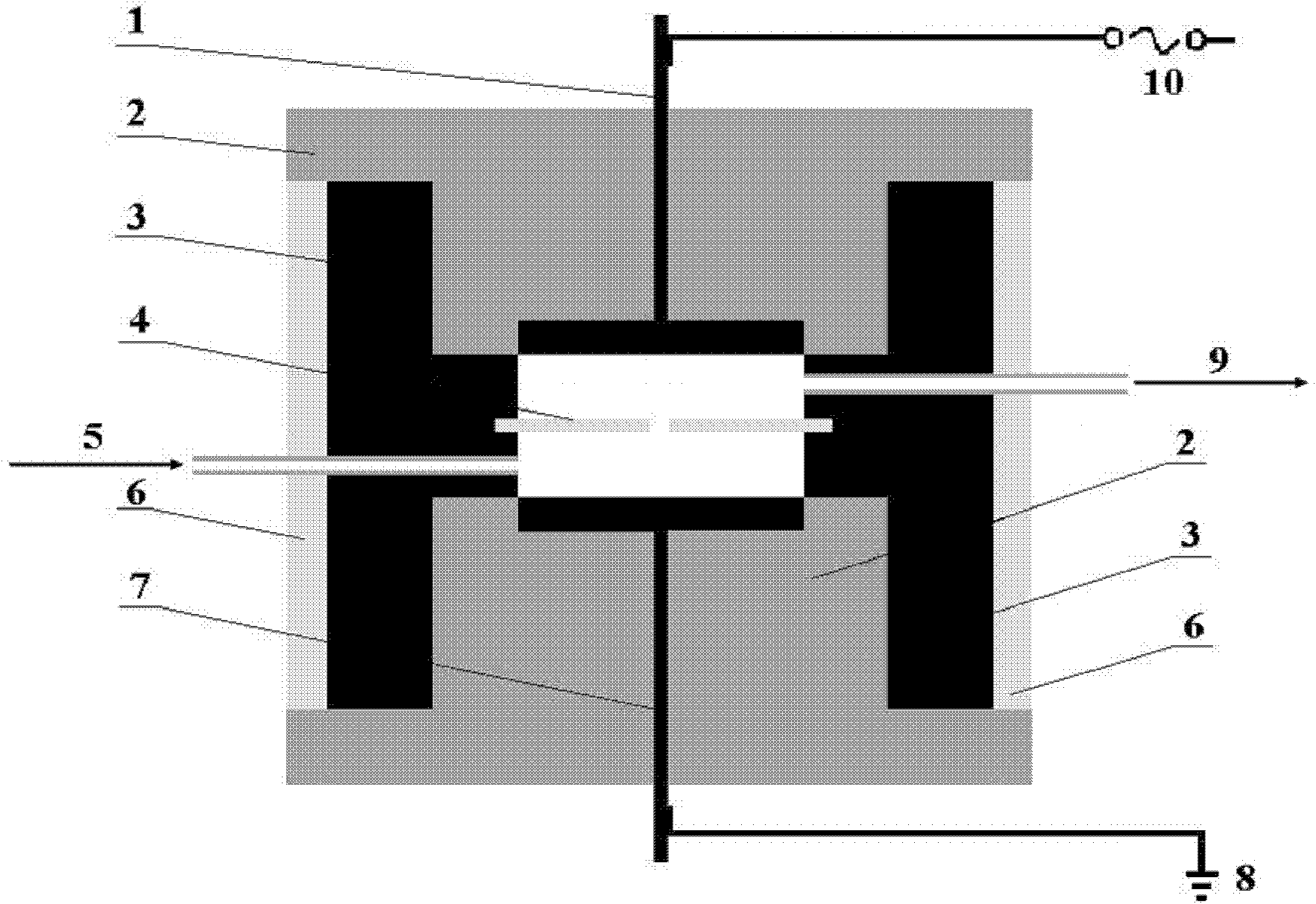 Plate type plasma reactor for hydrogen production through ammonia decomposition