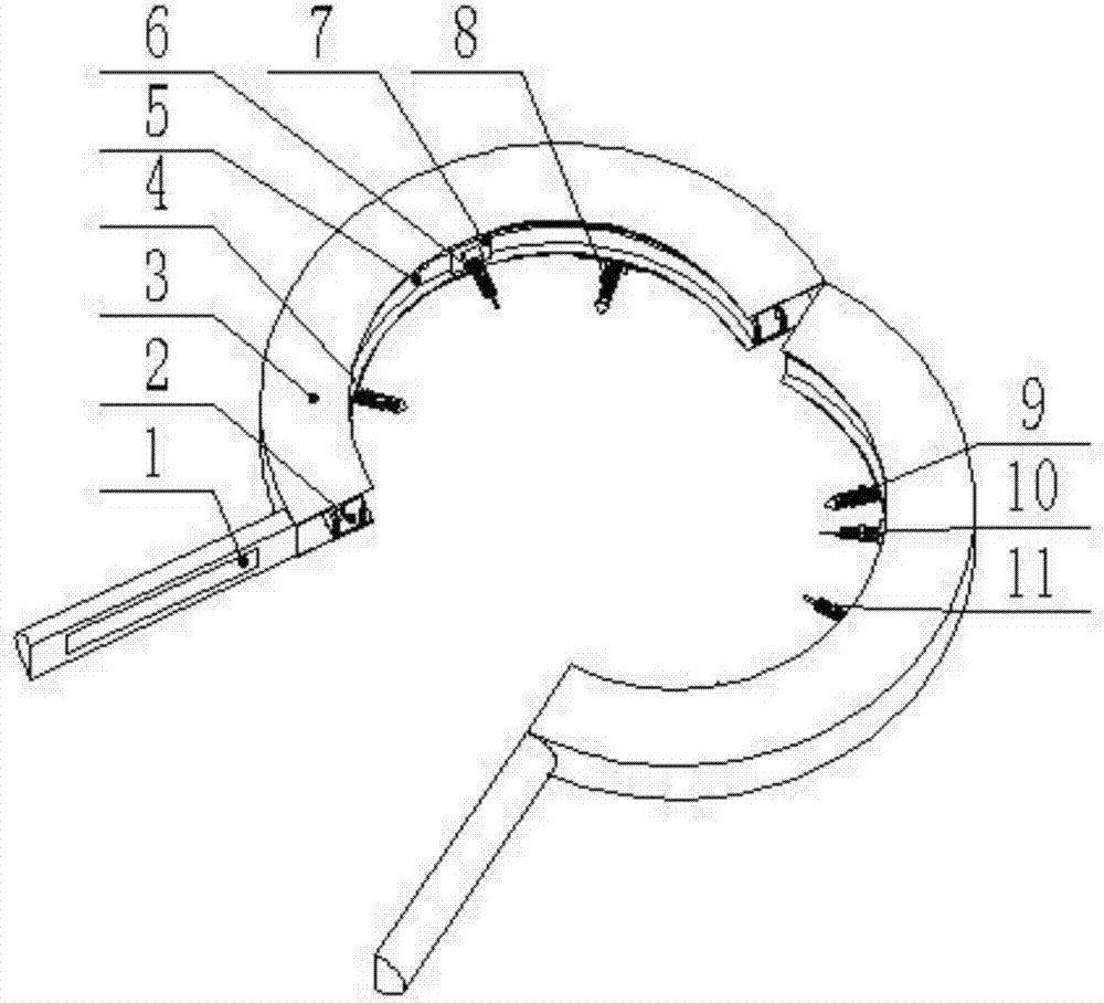 An automatic girdling device for fruit trees