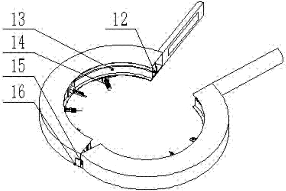 An automatic girdling device for fruit trees