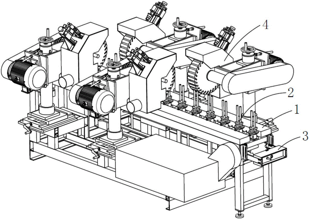 Polishing machine with circulating discharging device