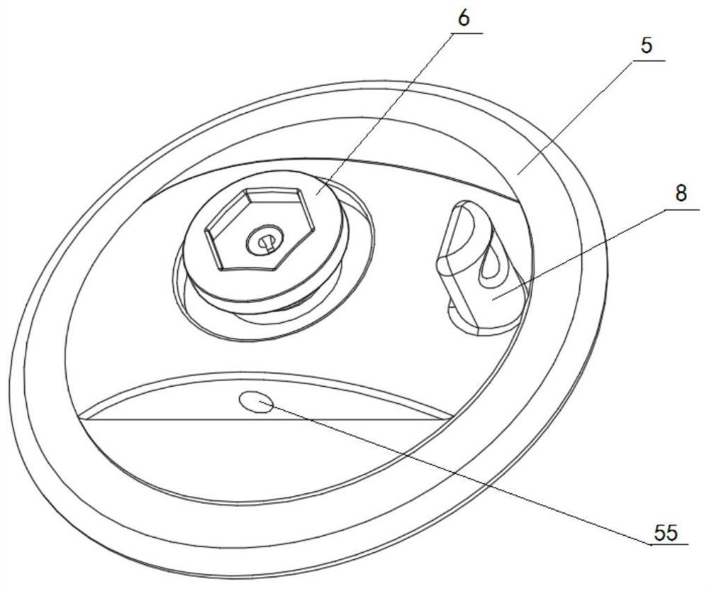 Heart valve replacement prosthesis and threaded fastening heart apex pad thereof