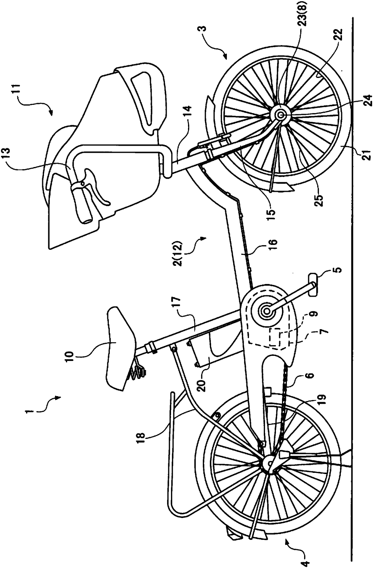 Bicycle speed detection device and bicycle