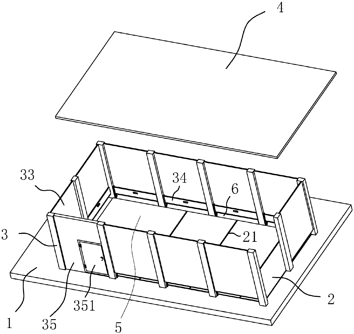 A steel structure drink kiosk for pastures and its construction method