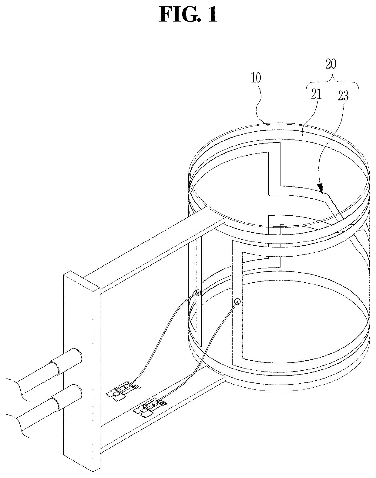 Radio frequency coil and medical imaging device including same