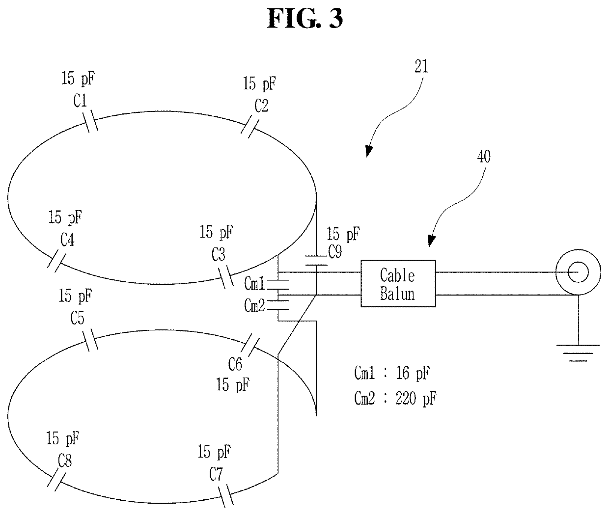 Radio frequency coil and medical imaging device including same