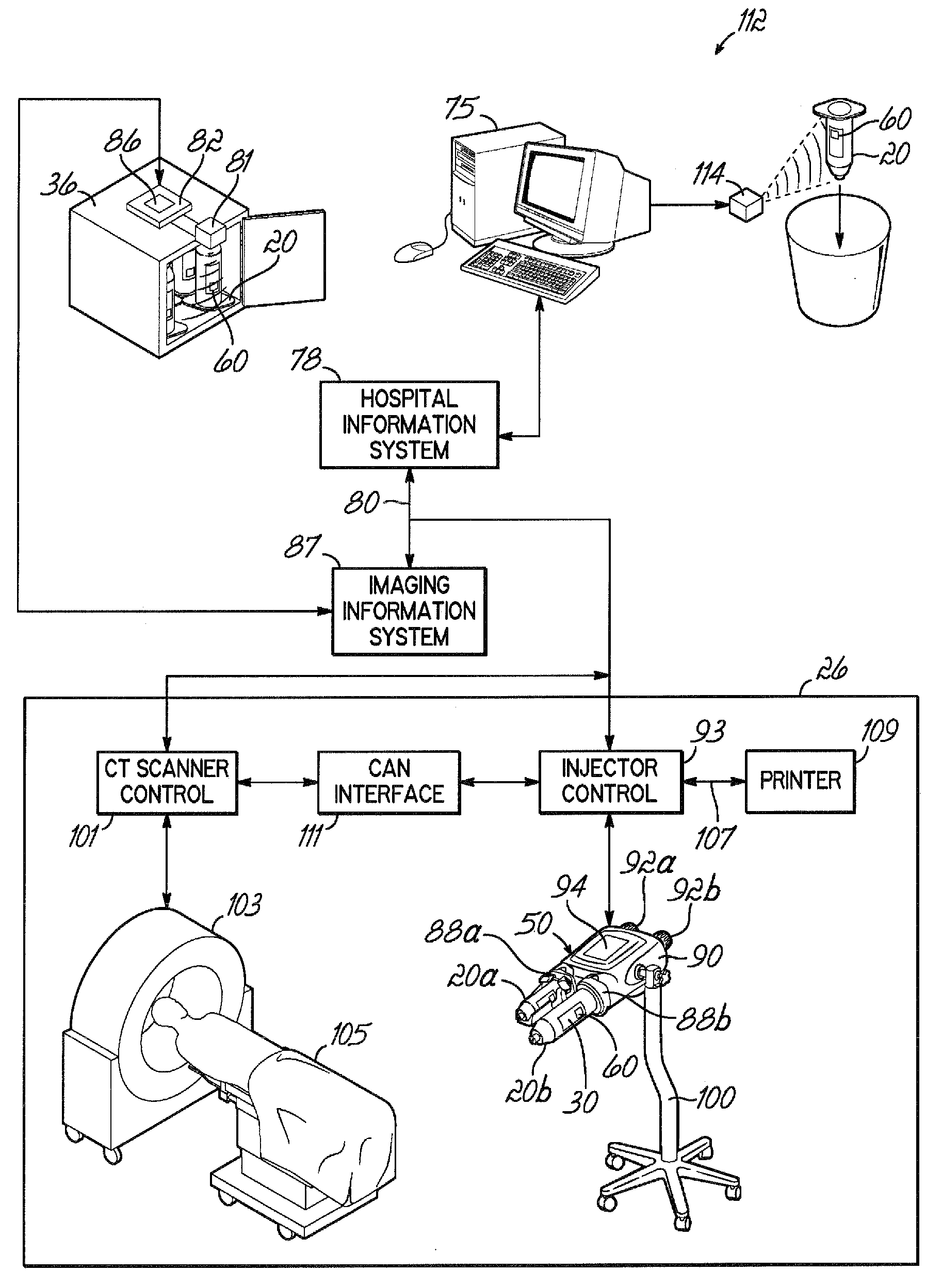 Systems and methods for managing information relating to medical fluids and containers therefor
