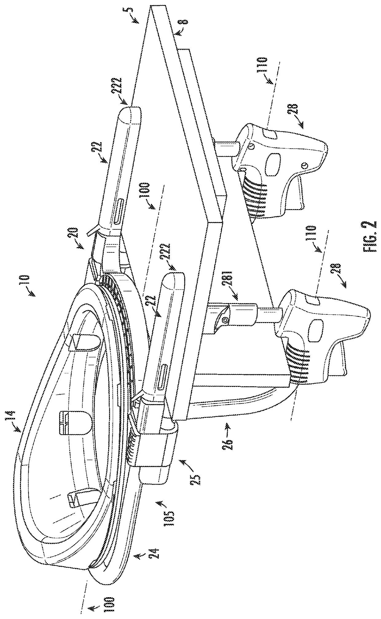 Rotatable clip-on table seat