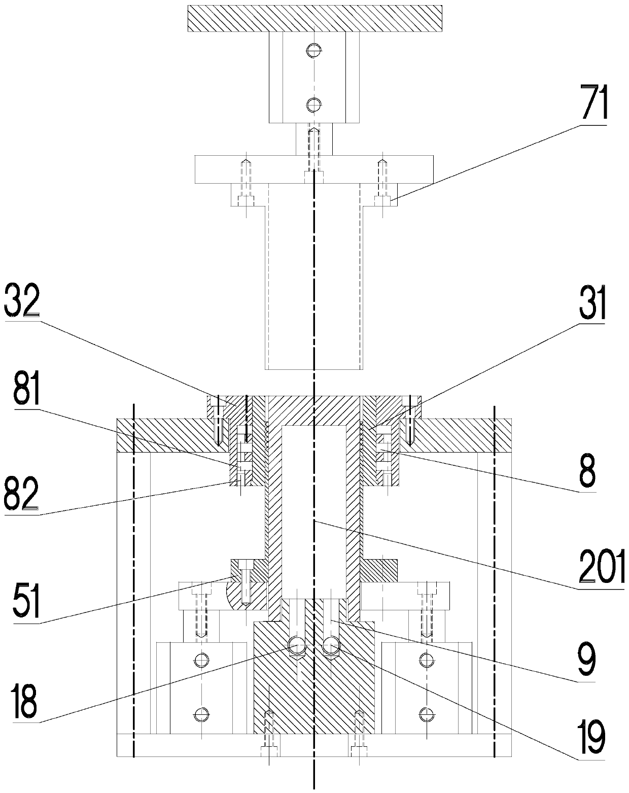 Automatic shaping device and method for bonded magnet product