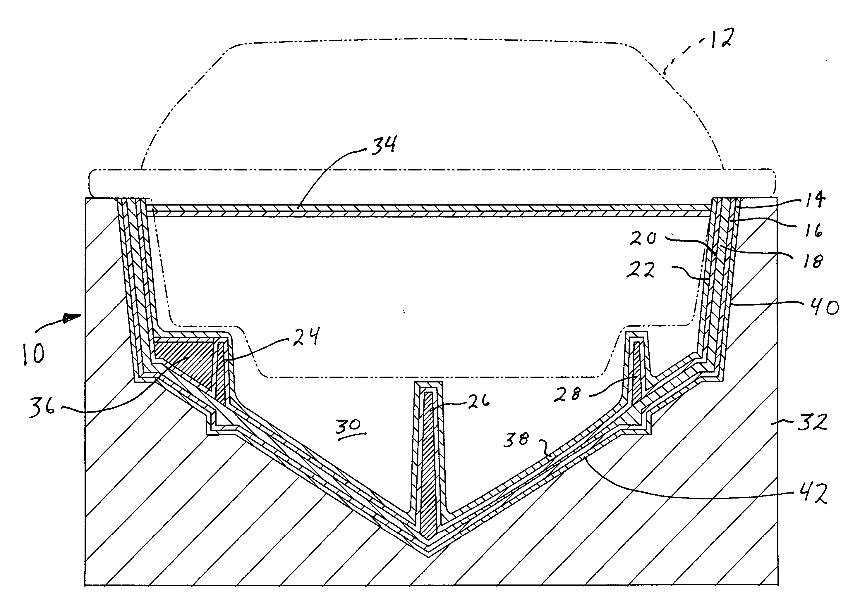 Process for manufacturing a boat hull