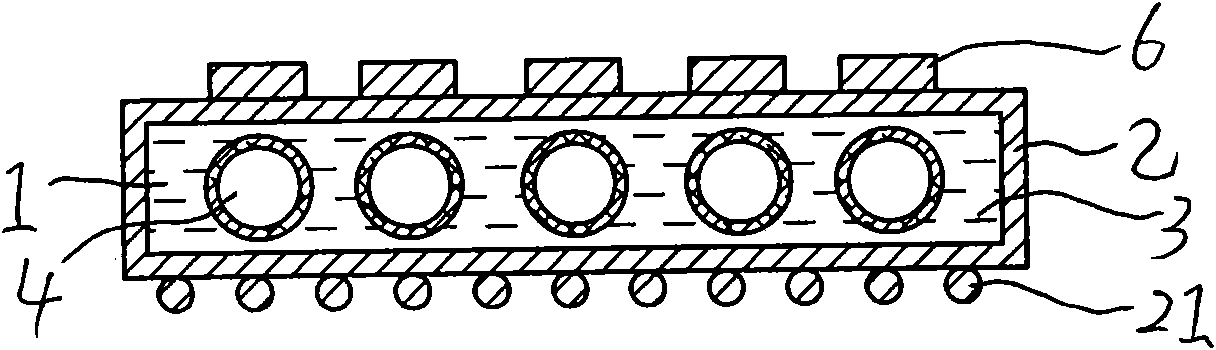 Rapid heat radiation device