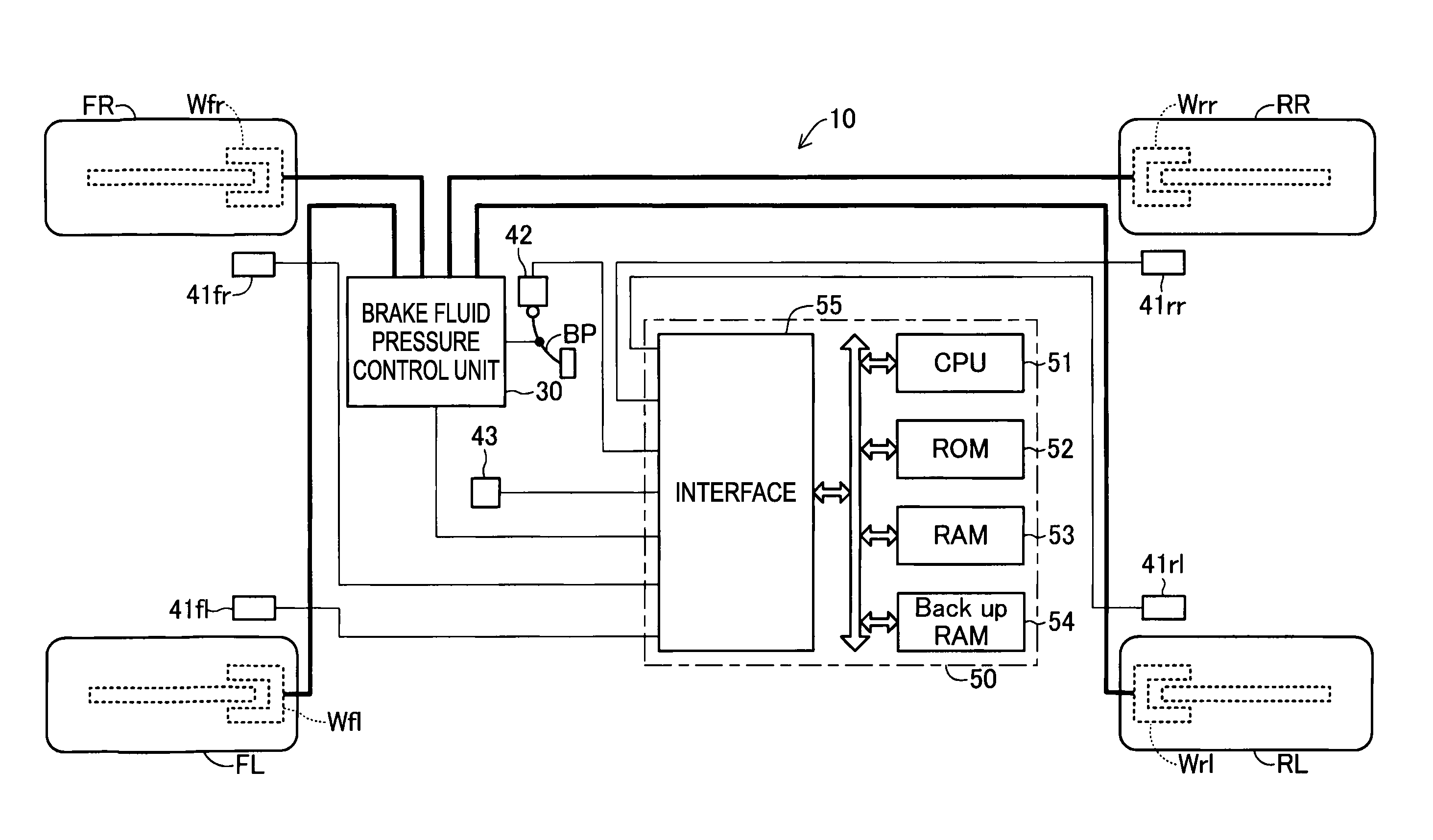 Brake control device for vehicle