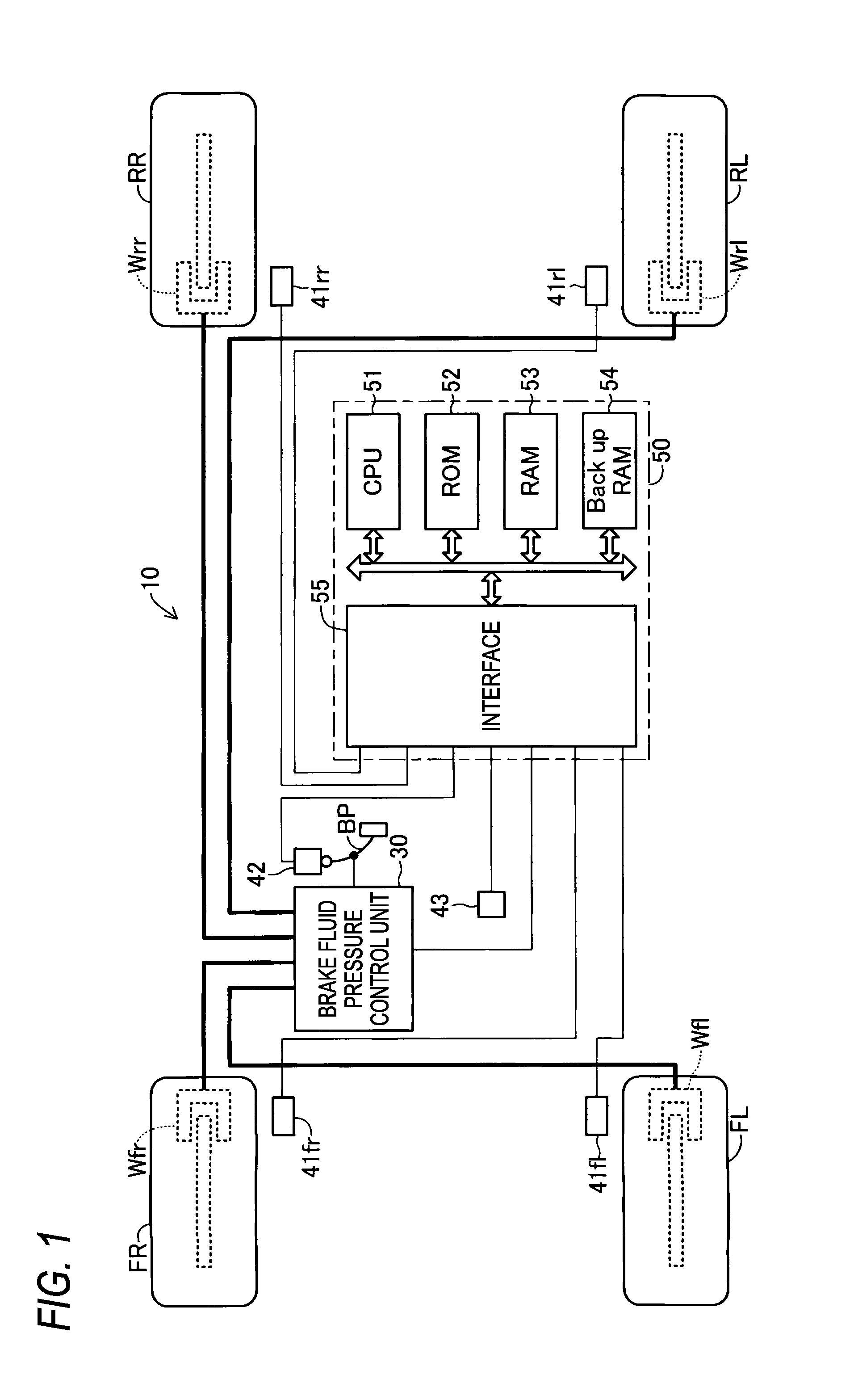 Brake control device for vehicle