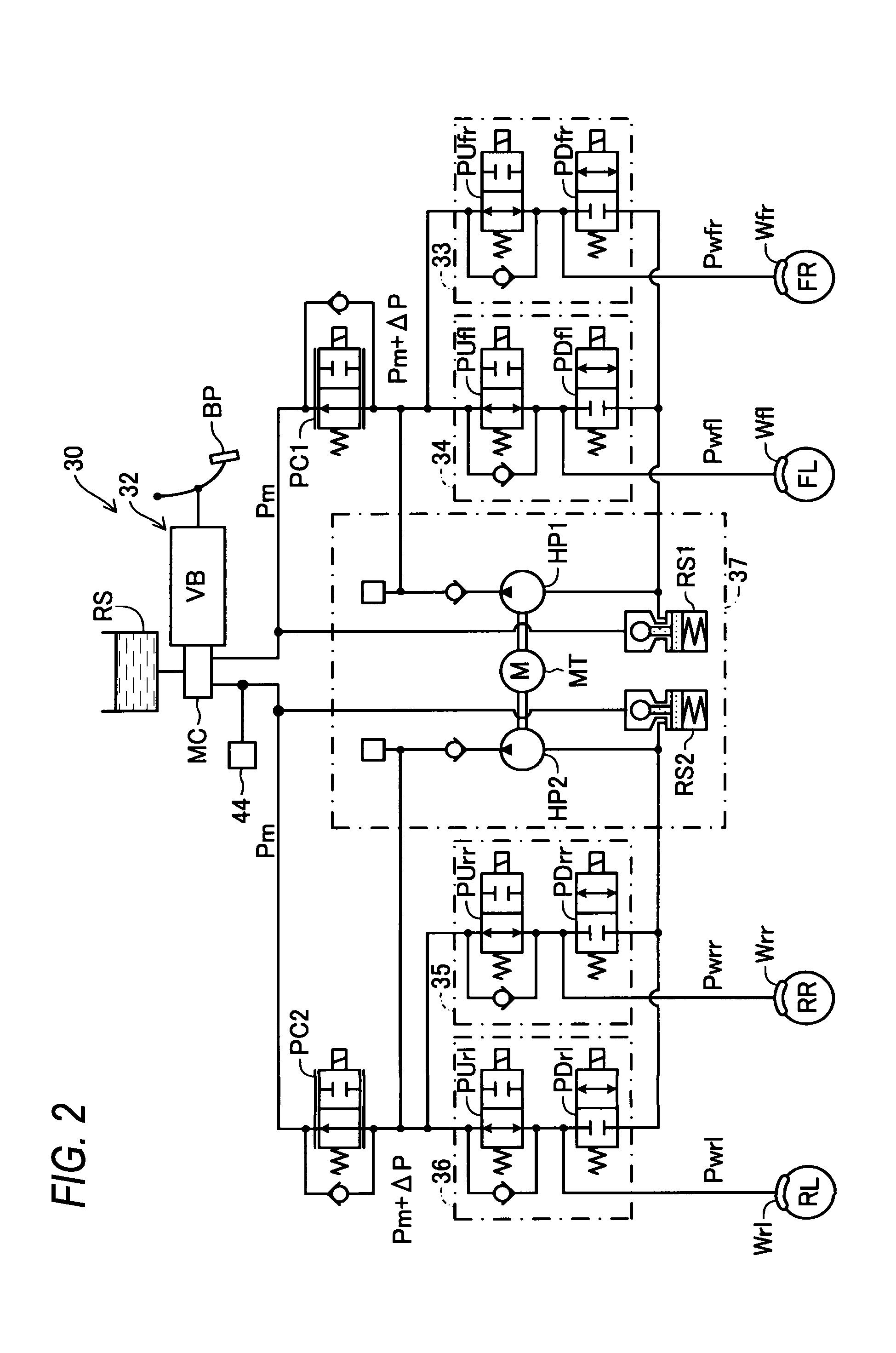 Brake control device for vehicle