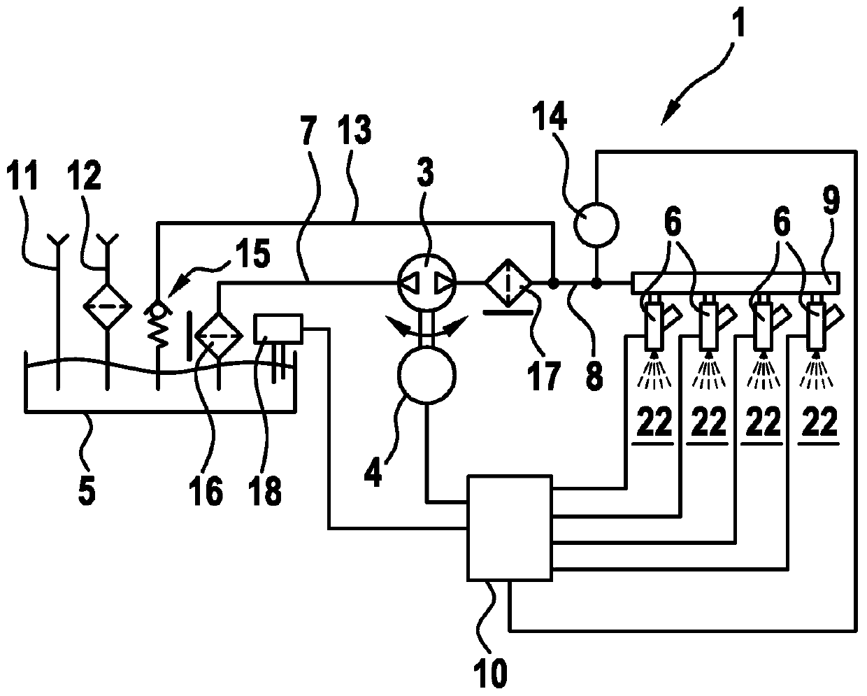 Water injection device, in particular of an internal combustion engine, and method for operating such a water injection device