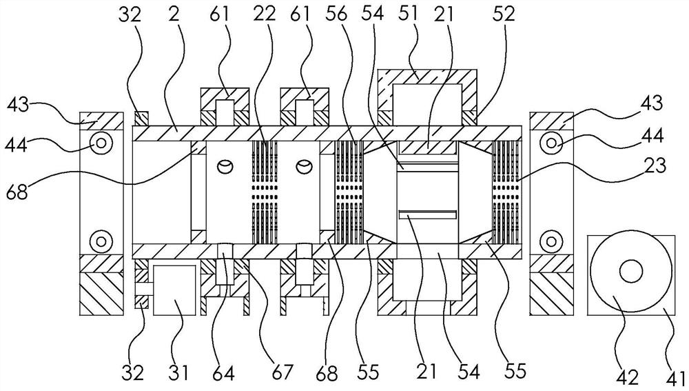 Drill rod rust removal equipment for petroleum engineering