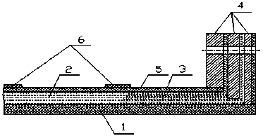 Dredging rubber pipe capable of being pressed flat