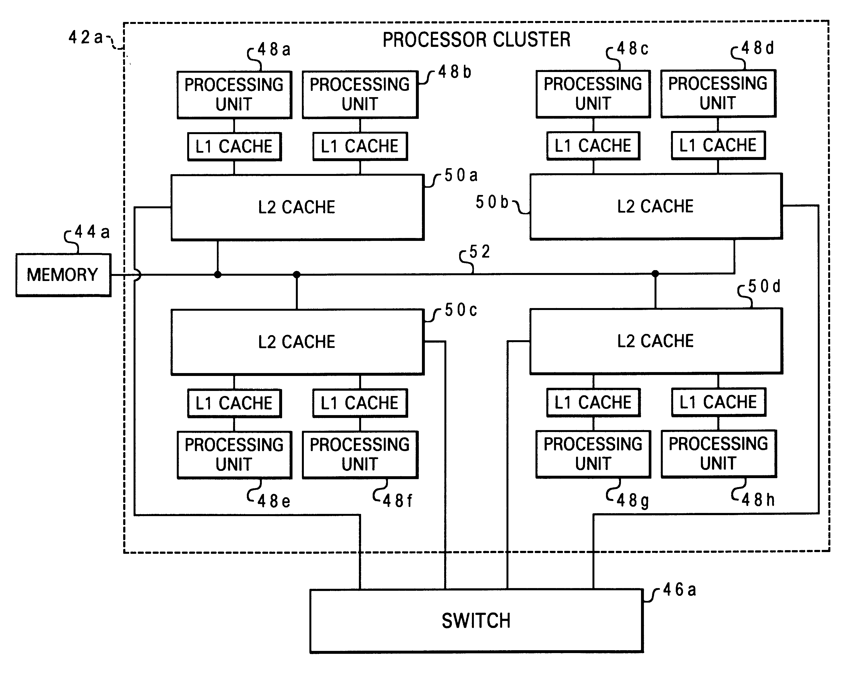 Multiprocessor system in which a cache serving as a highest point of coherency is indicated by a snoop response