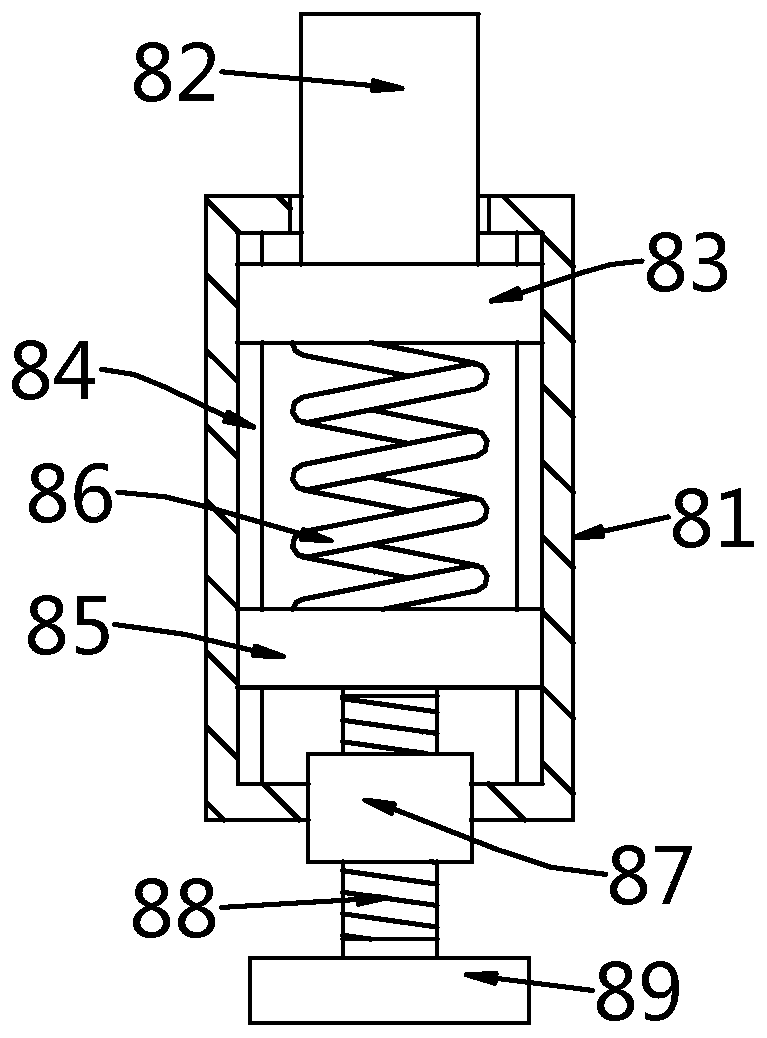 A punching device for lawn with adjustable stroke