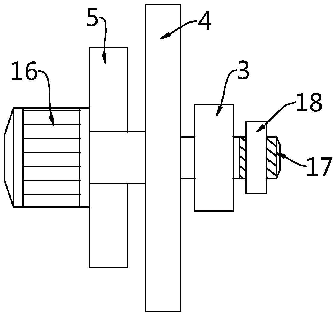 A punching device for lawn with adjustable stroke