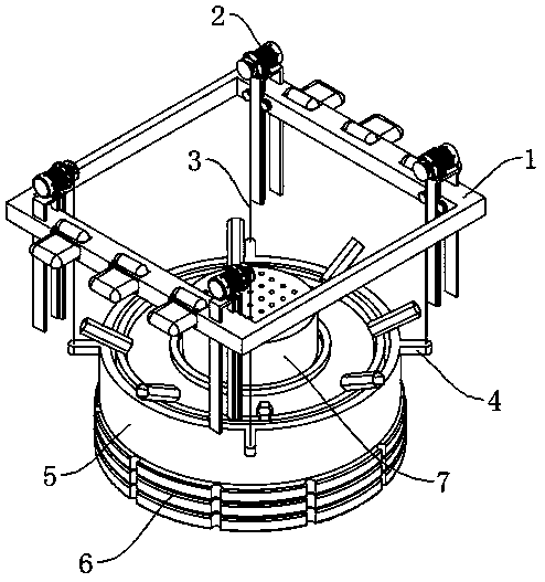 Artificial floating island for inhibiting algae growth by biological method, and inhibition method