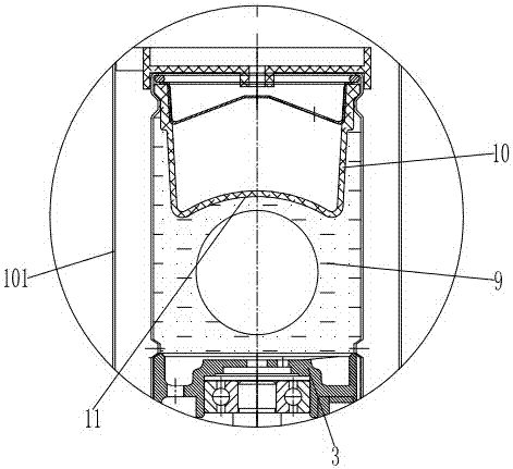 Novel high-lift built-in type submerged pump