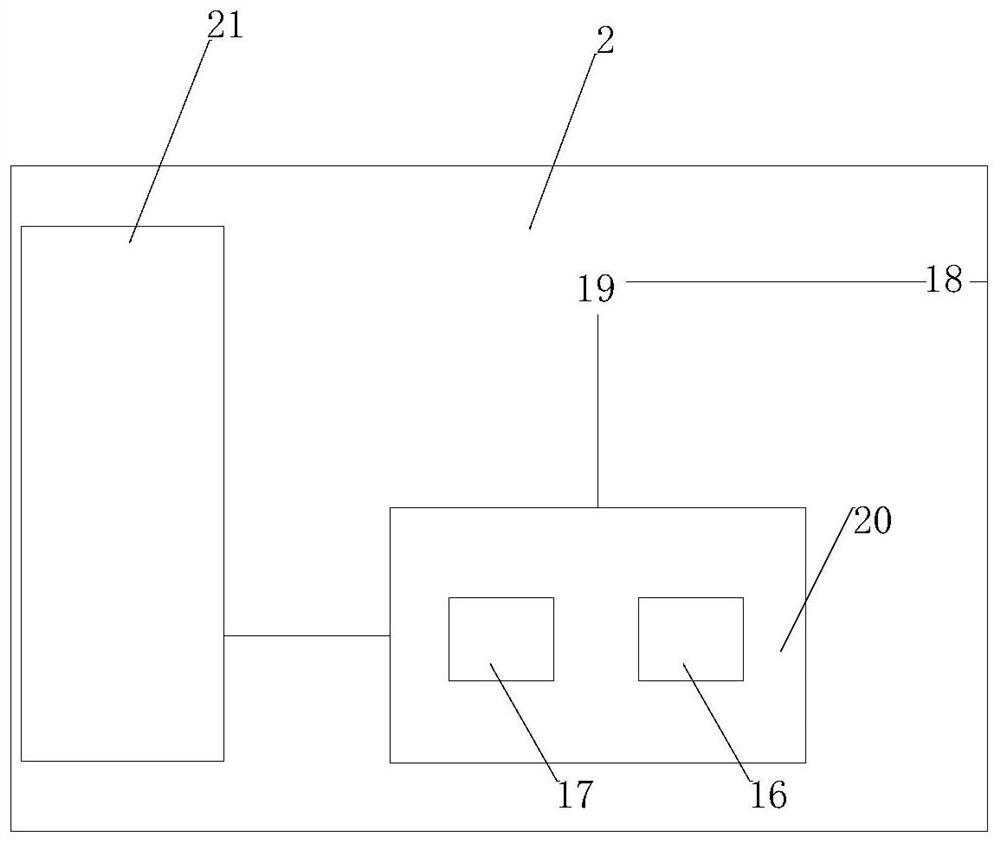 Coal roadway driving working face coal seam gas content non-contact dynamic continuous measurement system and method