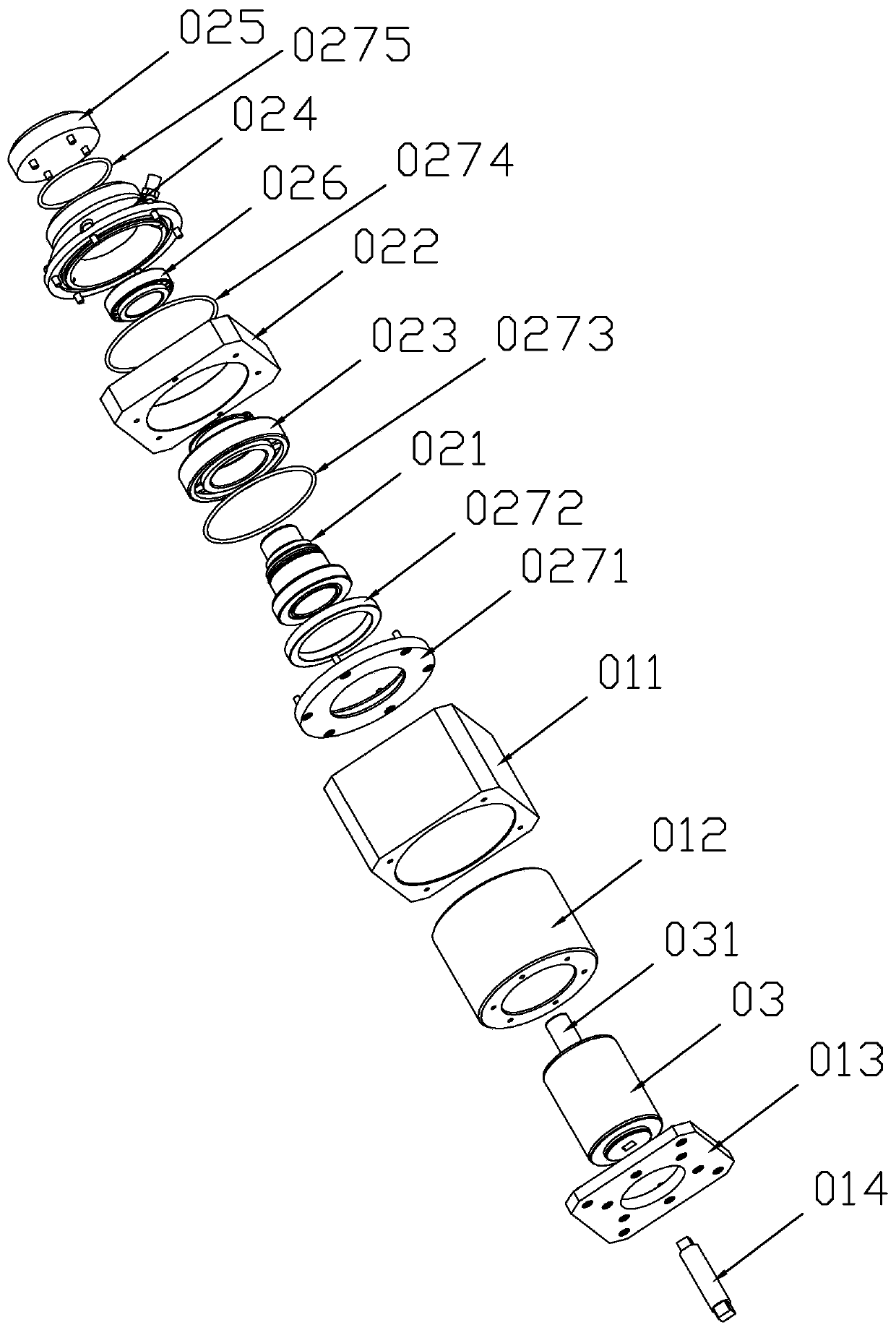 Pump bearing combined load testing fixture