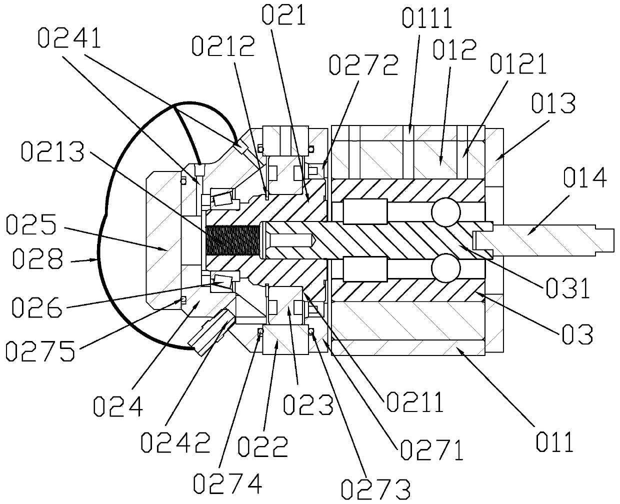 Pump bearing combined load testing fixture