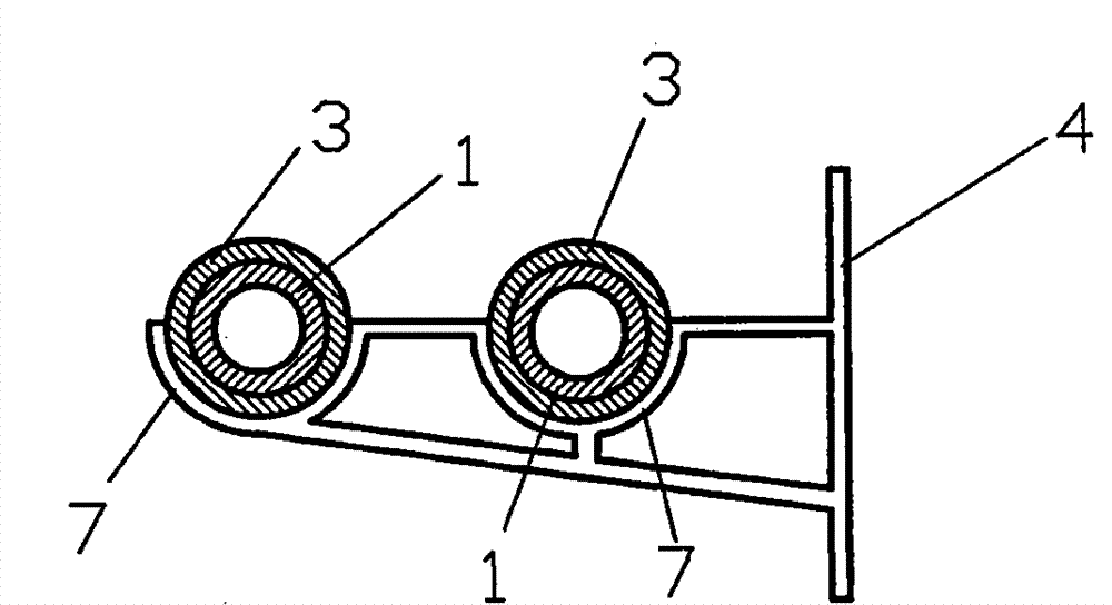 Telescopic curtain supporting rod