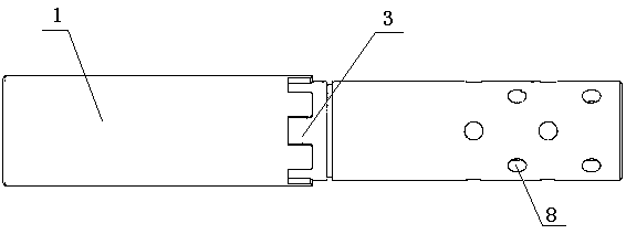 Coiled tubing tubular column hydraulic breakage device