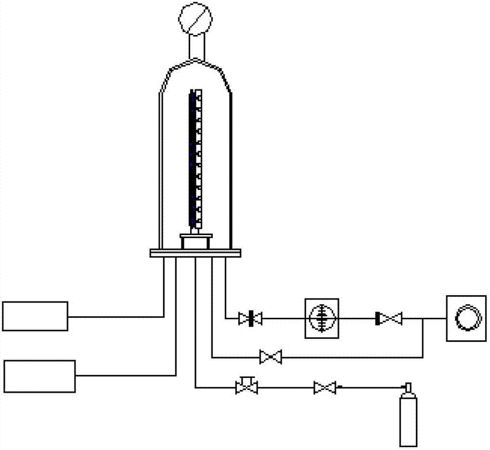 Thermal vacuum outgassing testing apparatus