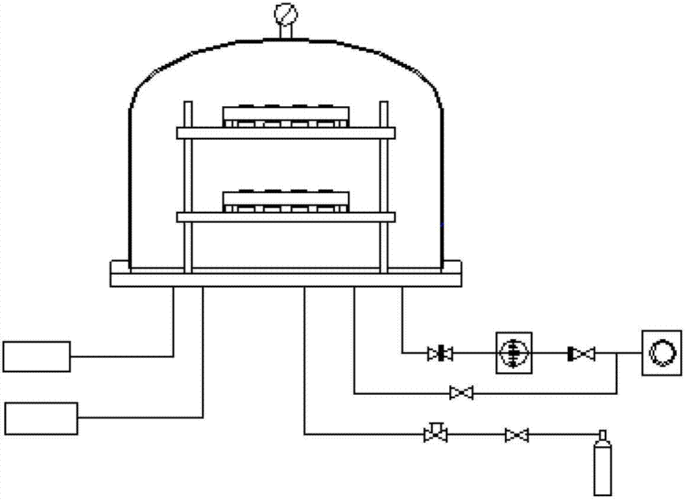Thermal vacuum outgassing testing apparatus