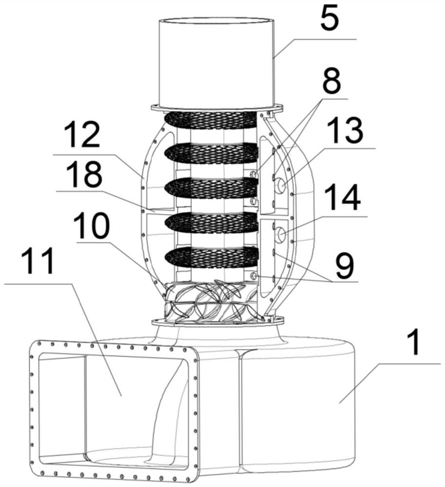 Efficient multi-stage heating furnace burner