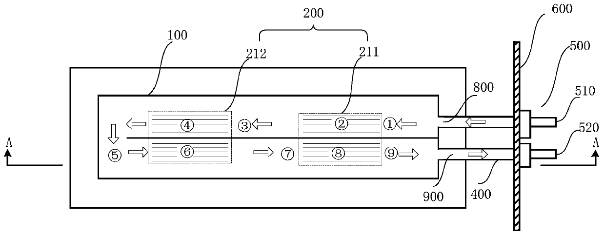 Liquid-cooled cold plate device