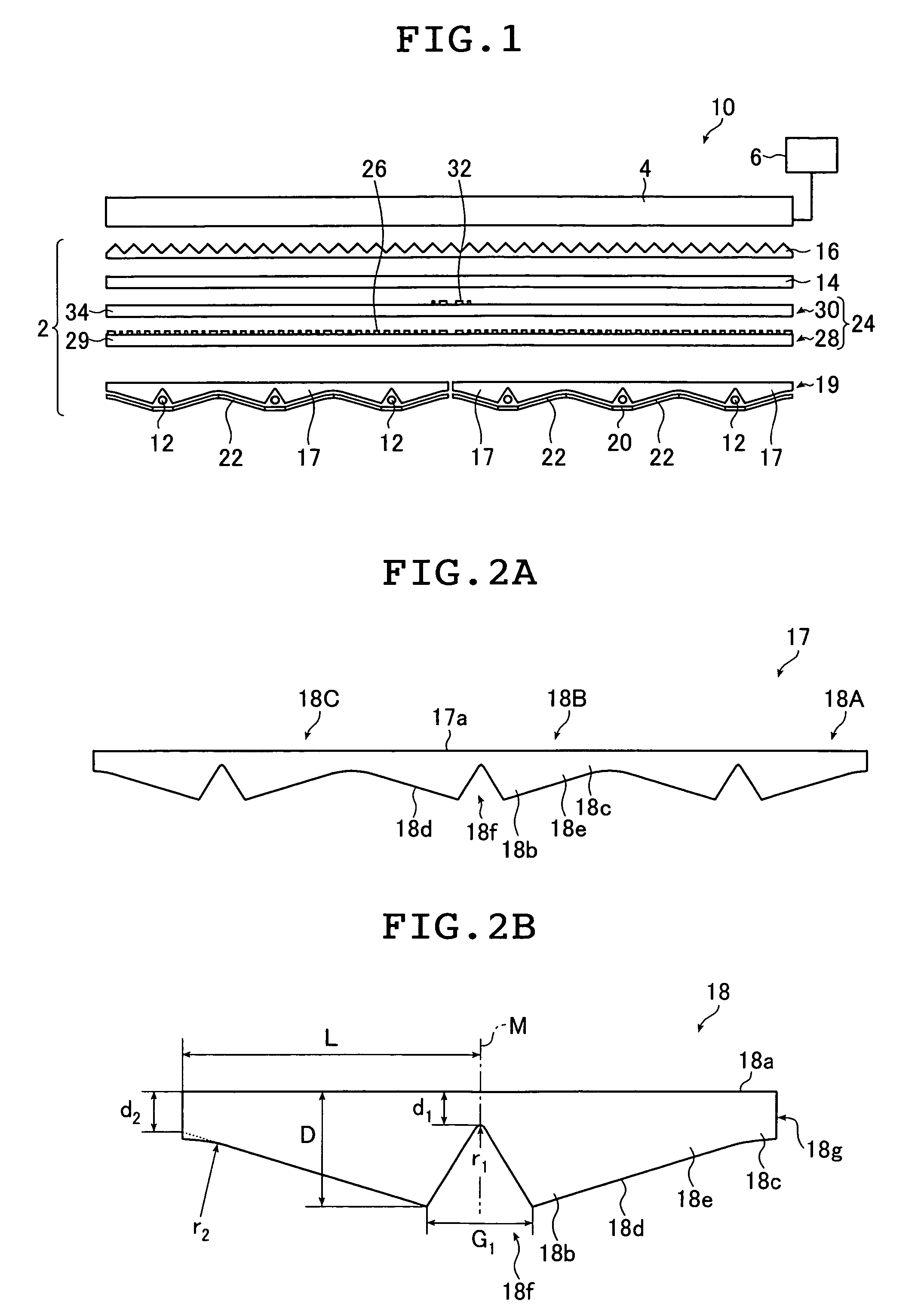 Planar lighting device with transmittance adjuster and liquid crystal display device using the same