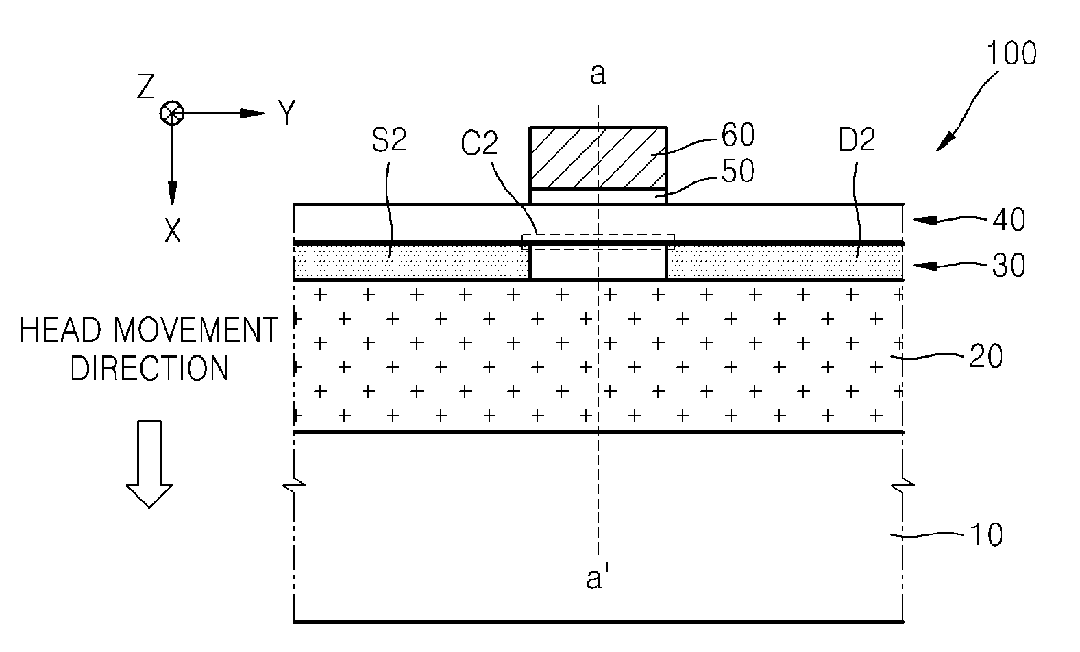 Electric field read/write head, method of manufacturing the same, and information storage device comprising electric field read/write head