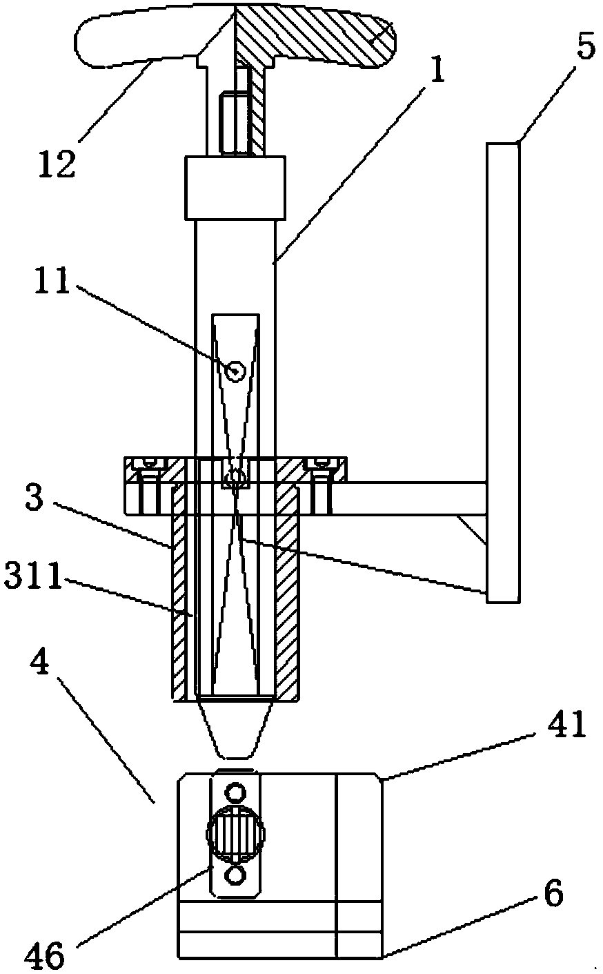Rapid locking device of carrying trolley