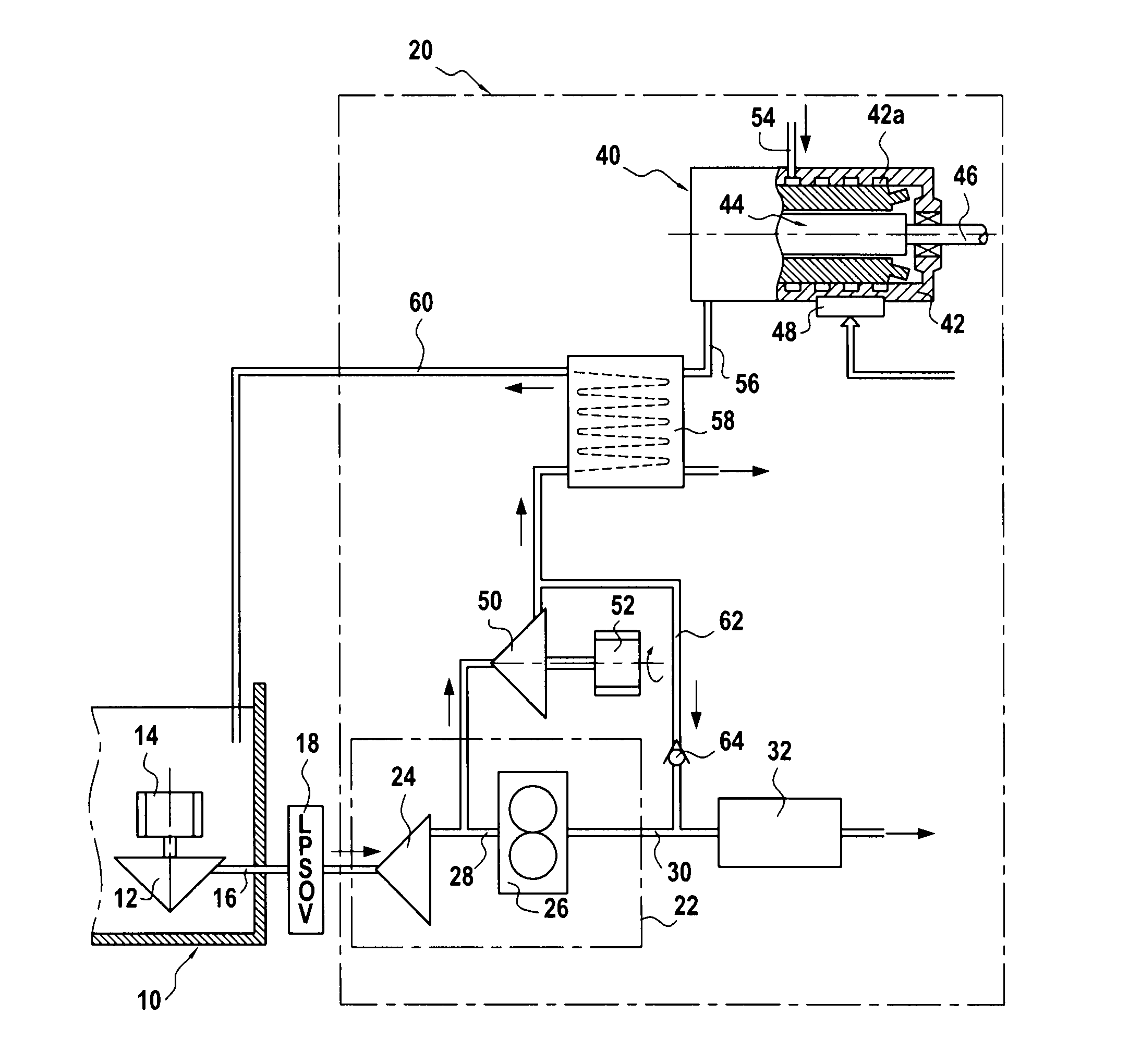 Aeronautical engine with cooling of an electric starting device